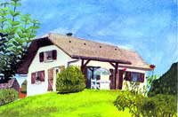 chambres d'h�te gite pr� vert gerbaix aiguebelette savoie